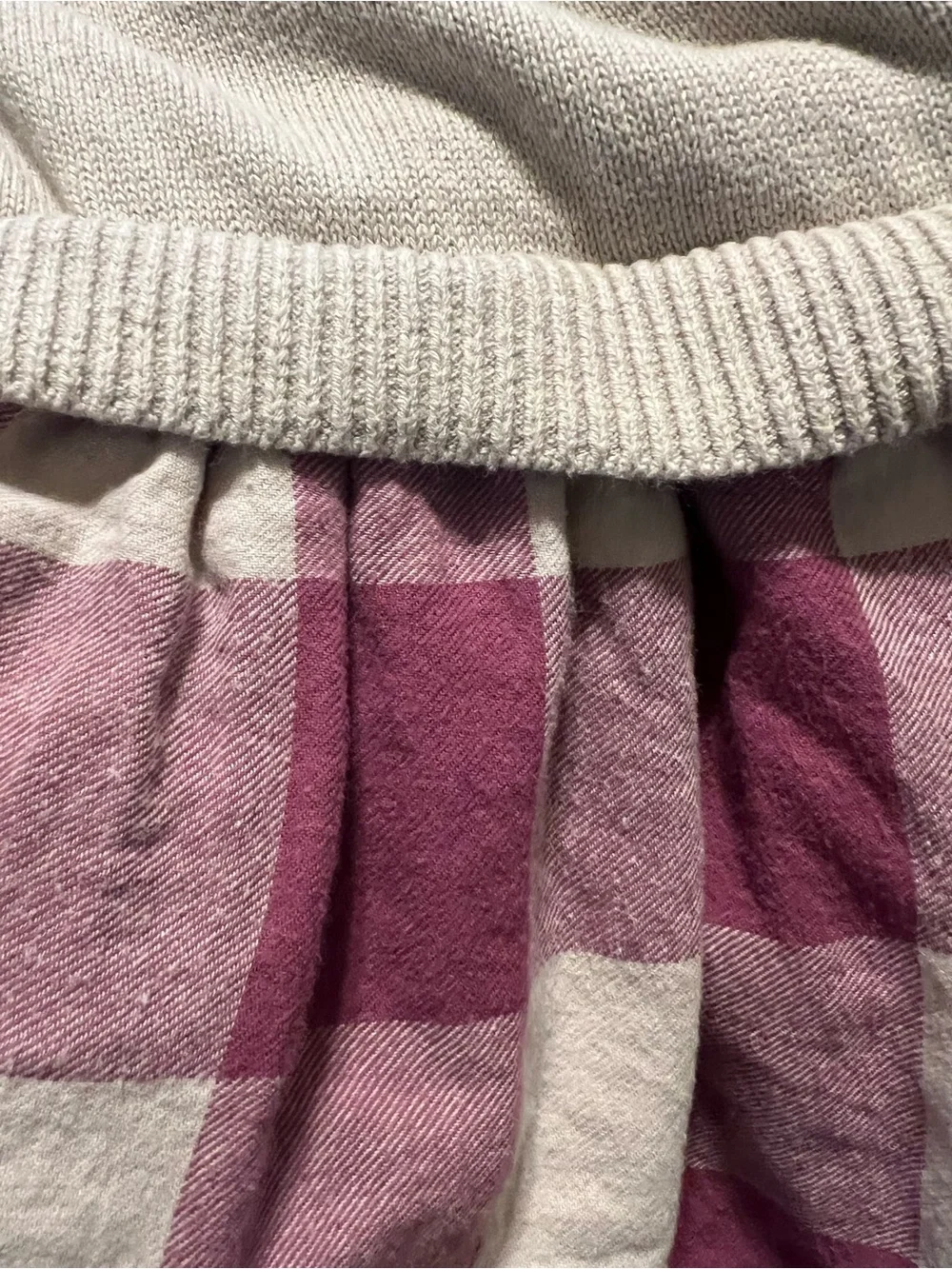 GAP Baby Cream Ribbed Knit Top with Ruffle Neck